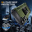 For Samsung Galaxy A55 5G Case Anti-Drop PC+TPU Kickstand Phone Cover - Army Green - 6