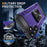 For Samsung Galaxy A05s 4G Kickstand Case Anti-Scratch PC+TPU Phone Cover - Purple - 6