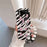 For Samsung Galaxy Z Flip4 5G TPU Case Pattern Phone Cover with Hand Strap - Oyster - 1
