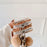 For Samsung Galaxy Z Flip5 5G Case IMD Plaid Bowknot Pattern TPU Cover with Plush Hand Strap - 6