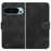 YX0060 For Google Pixel 9 Pro XL Case Elephant Head Pattern Leather Cell Phone Cover - Black - 1