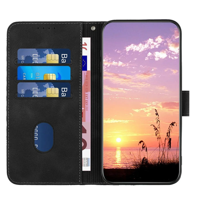 YX0060 For Google Pixel 9 Pro XL Case Elephant Head Pattern Leather Cell Phone Cover - Black - 2
