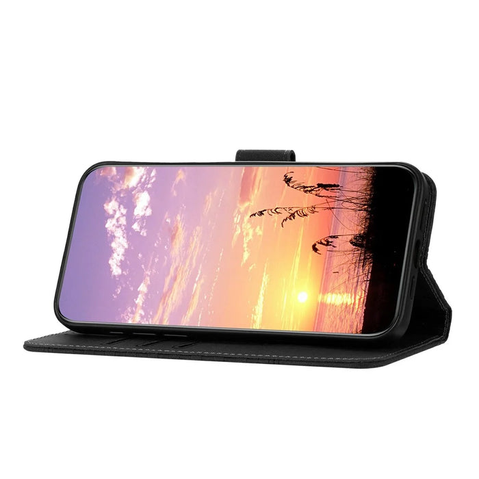 YX0060 For Google Pixel 9 Pro XL Case Elephant Head Pattern Leather Cell Phone Cover - Black - 3