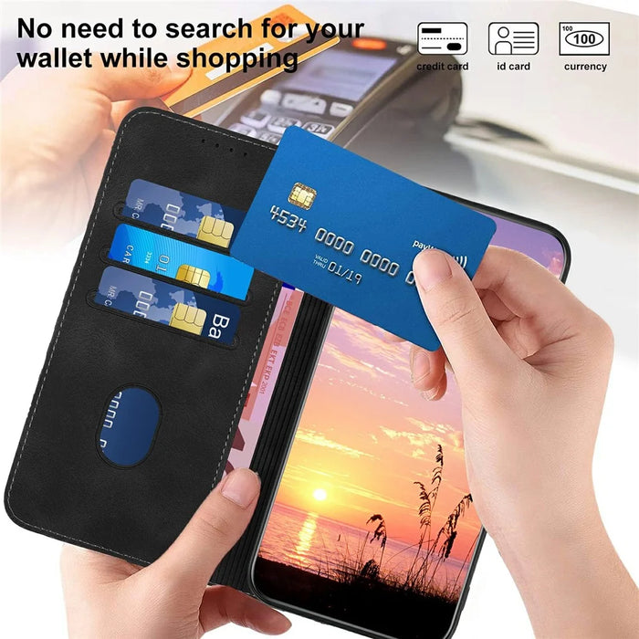 YX0060 For Google Pixel 9 Pro XL Case Elephant Head Pattern Leather Cell Phone Cover - Black - 4