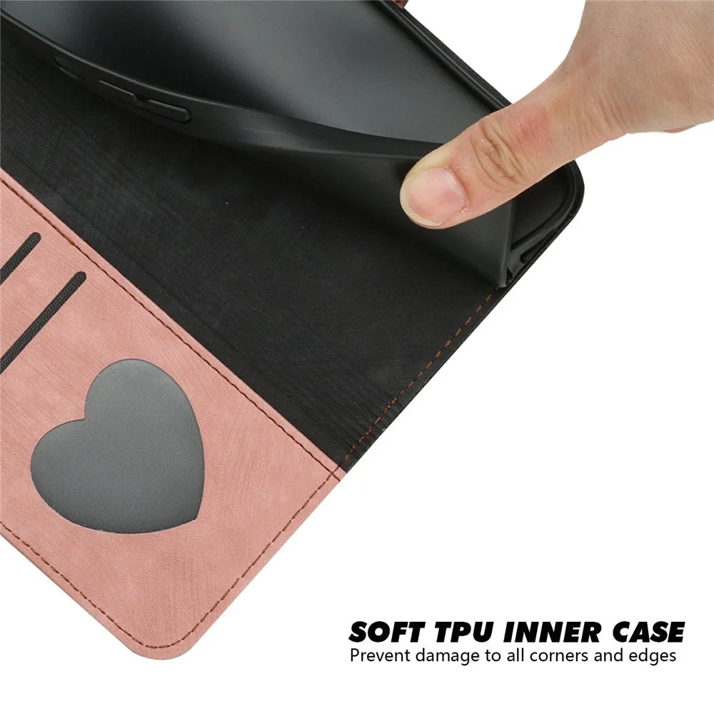 YX0020 For Google Pixel 9 / Pixel 9 Pro Wallet Case PU Leather Flip Phone Cover with Strap - Pink - 5