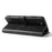 For Samsung Galaxy A15 4G / A15 5G Leather Cover Flip Stand Wallet Phone Case - Black - 3