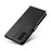 For Samsung Galaxy A15 4G / A15 5G Leather Cover Flip Stand Wallet Phone Case - Black - 4
