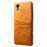 For Samsung Galaxy Xcover7 Case Hard PC Scratch-proof Phone Cover with Dual Card Holder - Orange - 3