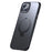 For iPhone 15 Case Dual Magnet Rings TPU+PC Phone Back Cover Kickstand Shell Compatible with MagSafe - Black - 1