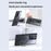 For Samsung Galaxy S24 Ultra Phone Case Magnetic Ring Kickstand Anti-shock Cover Magnetic Case - Black - 5