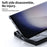 For Samsung Galaxy S24 Ultra Phone Case Magnetic Ring Kickstand Anti-shock Cover Magnetic Case - Black - 7