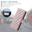 For Realme 7i (Global) / C17 Crossbody Case Rhombus Pattern Stand Function Leather Phone Cover - Rose Gold - 7