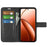 For Realme 12 Pro 5G / 12 Pro+ 5G Wallet Case Magnetic Closure PU Leather Phone Cover - Black - 3