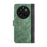 For Realme 12 Pro 5G / 12 Pro+ 5G Wallet Phone Case PU Leather Color Splicing Shockproof Cover - Green - 4