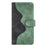 For Realme 12 Pro 5G / 12 Pro+ 5G Wallet Phone Case PU Leather Color Splicing Shockproof Cover - Green - 7