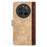 For Realme 12 4G / 12+ 5G Case Color Splicing Leather Phone Cover with Wallet Card Slots - Yellow - 7