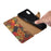 For iPhone XR Leather Case Flower Pattern Printing Phone Cover Wallet Folding Stand - Summer / Red - 4