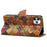 For iPhone 11 Pro Max Floral Phone Case PU Leather Wallet Full Protection Cover - Autumn / Yellow - 3