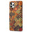 For iPhone 11 Pro Max Floral Phone Case PU Leather Wallet Full Protection Cover - Autumn / Yellow - 6