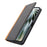 For ZTE Libero 5G IV Case PU Leather Color Splicing Wallet Phone Cover - Black+Yellow - 6