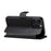 E1 For iPhone 15 Pro Max Case Leather Wallet Magnetic Smartphone Cover Compatible with MagSafe - Black - 3