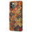 For iPhone 11 Pro Leather Case Floral Printing Stand Wallet Phone Cover - Autumn / Yellow - 6