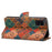 For Samsung Galaxy A51 4G SM-A515 Case Floral Pattern PU Leather Wallet Phone Cover - Winter / Blue - 3