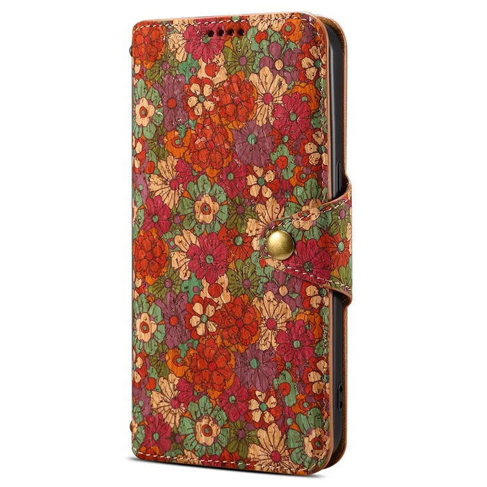 For Google Pixel 6a Wallet Case Pattern Printing Leather Phone Case with Stand - Summer / Red - 5