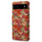 For Google Pixel 6a Wallet Case Pattern Printing Leather Phone Case with Stand - Summer / Red - 6