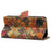 For Samsung Galaxy A22 5G (EU Version) Stand Case Flower Printing Leather Wallet Phone Cover - Autumn / Yellow - 3