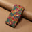 For Google Pixel 6 Pro 5G Leather Cover Floral Printing Drop-Proof Wallet Phone Case with Stand - Spring / Green - 7