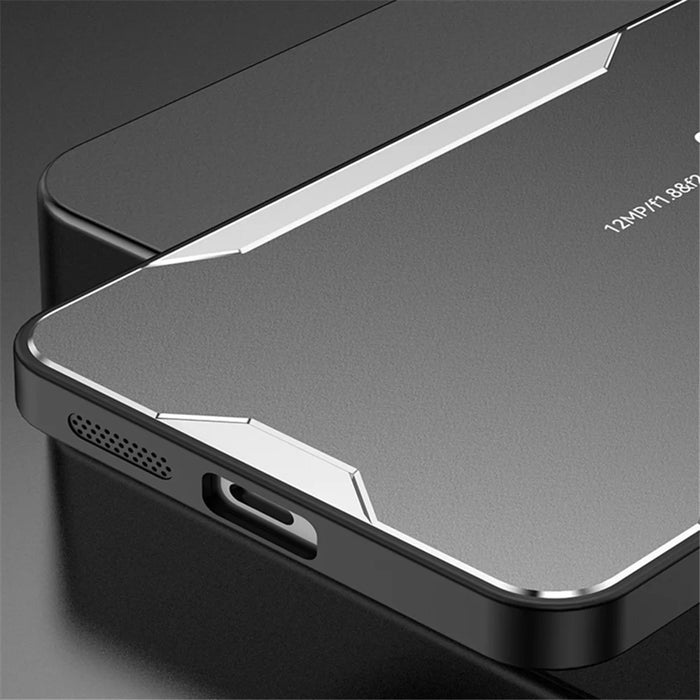 For Samsung Galaxy A35 5G Shockproof Case Aluminum Alloy+TPU+PC Hybrid Phone Cover - Silver - 3