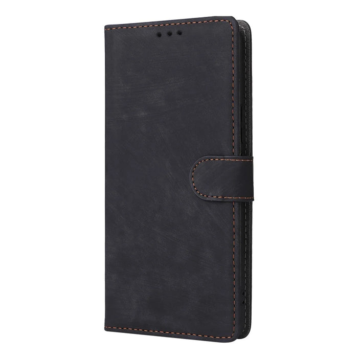 For Asus Zenfone 11 Ultra 5G Case with Strap RFID Blocking Wallet Phone Leather Cover - Black - 6