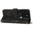 For TECNO Pova 5 Pro 5G Wallet Phone Case Stand View Anti-Drop PU Leather Cover - Black - 2