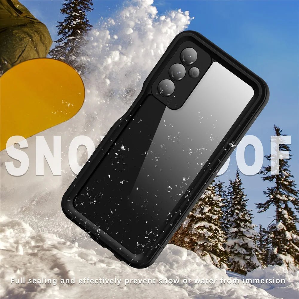 REDPEPPER A Series For Samsung Galaxy A25 5G (Global) (161.0 x 76.5 x 8.3mm) Anti-Drop Case Built-in Screen Protector IP68 Underwater Phone Cover - 6