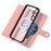 VILI GHA Series For Samsung Galaxy S23 FE Case RFID Blocking Wallet Phone Cover Magnetic Case - Pink - 2