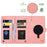 VILI GHA Series For Samsung Galaxy S23 FE Case RFID Blocking Wallet Phone Cover Magnetic Case - Pink - 3