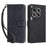 For TECNO Camon 30 Premier 5G CL9 Case Leather RFID Blocking Protection Phone Cover with Strap - Black - 1