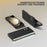 For Samsung Galaxy Z Fold6 5G PC Case Skin-touch Anti-scratch Folding Phone Cover - Black - 2