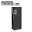 For Samsung Galaxy Z Fold6 5G PC Case Skin-touch Anti-scratch Folding Phone Cover - Black - 6