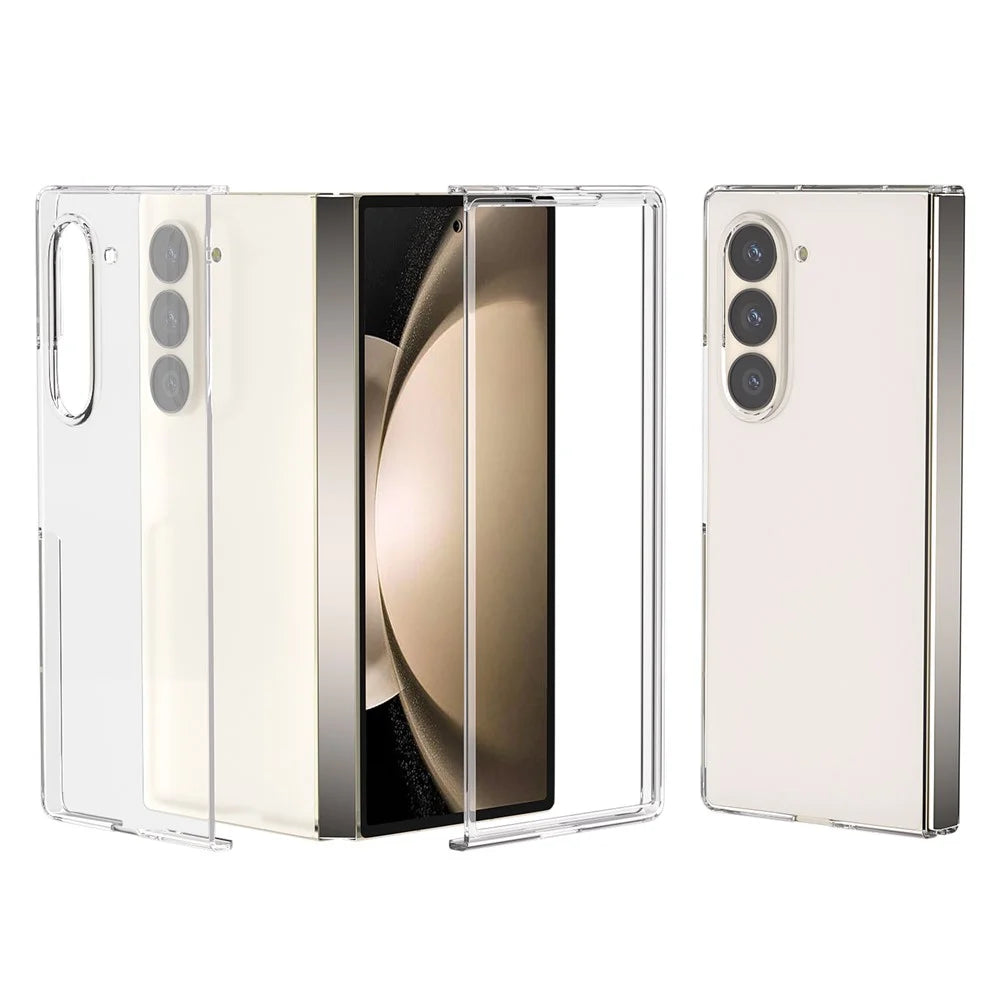 For Samsung Galaxy Z Fold6 5G PC Case Anti-scratch Clear Folding Phone Cover - 1