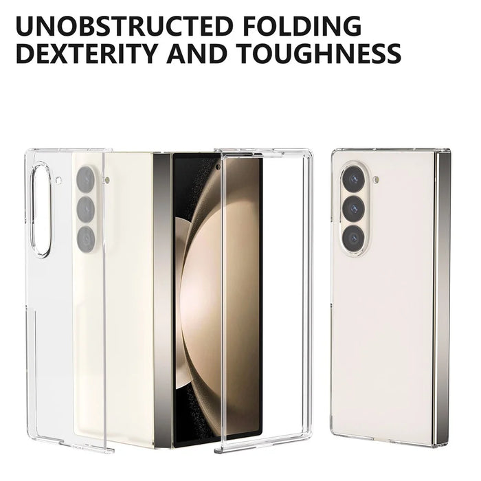 For Samsung Galaxy Z Fold6 5G PC Case Anti-scratch Clear Folding Phone Cover - 2