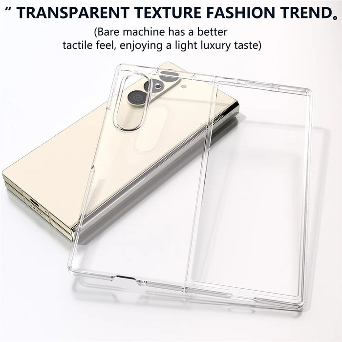 For Samsung Galaxy Z Fold6 5G PC Case Anti-scratch Clear Folding Phone Cover - 3
