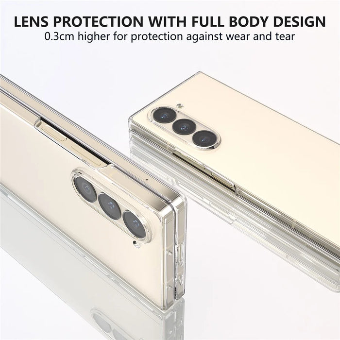 For Samsung Galaxy Z Fold6 5G PC Case Anti-scratch Clear Folding Phone Cover - 4