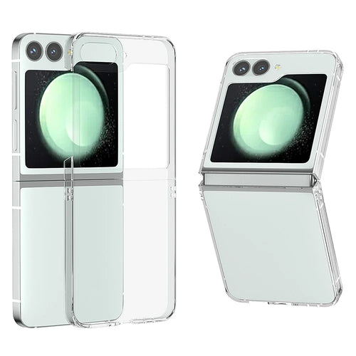 For Samsung Galaxy Z Flip7 FE 5G / Z Flip6 5G Case Transparent Hard PC Protective Phone Cover - 1