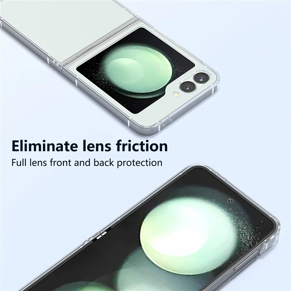 For Samsung Galaxy Z Flip7 FE 5G / Z Flip6 5G Case Transparent Hard PC Protective Phone Cover - 3