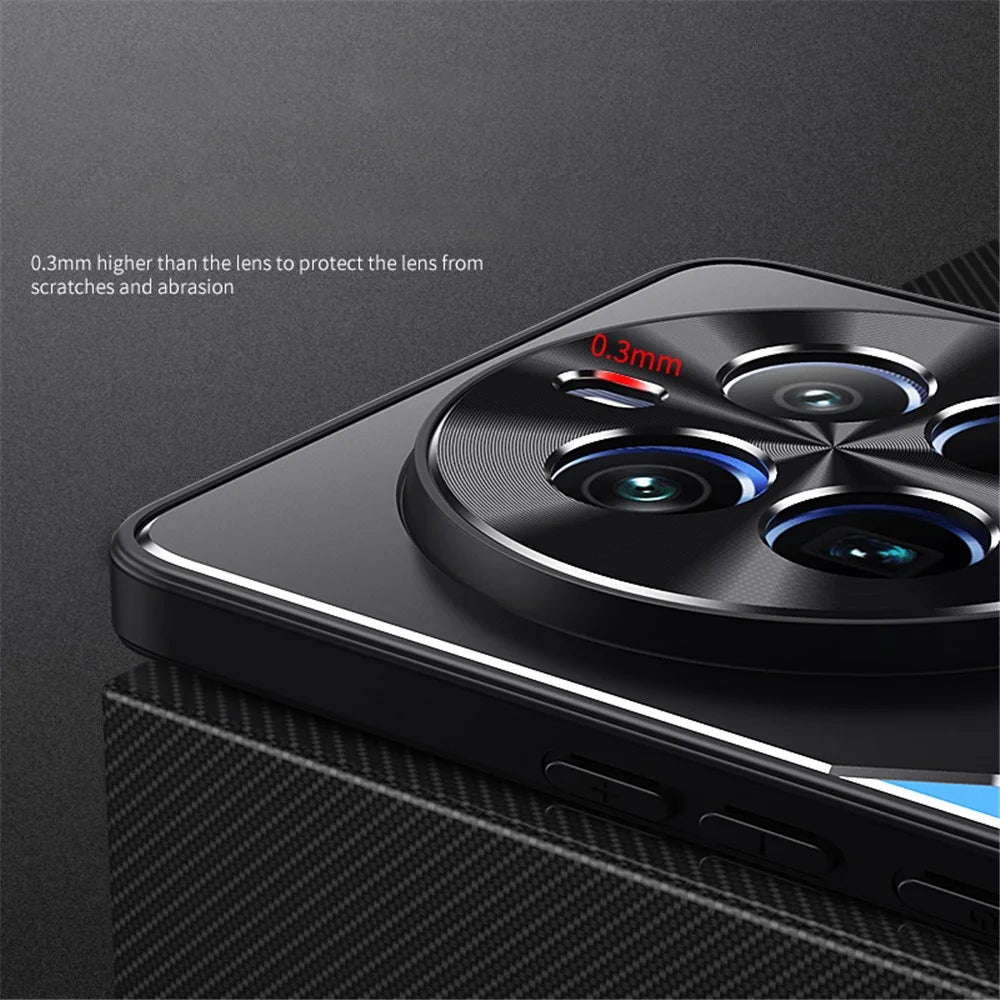 For Realme 12 Pro 5G / 12 Pro+ 5G Kickstand Cover Aluminum Alloy + TPU Anti-Fall Phone Case - Blue - 2