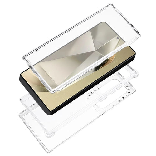 For Samsung Galaxy S24 Ultra Case Air Guard Corners PC+TPU Protective Phone Cover - Transparent - 1