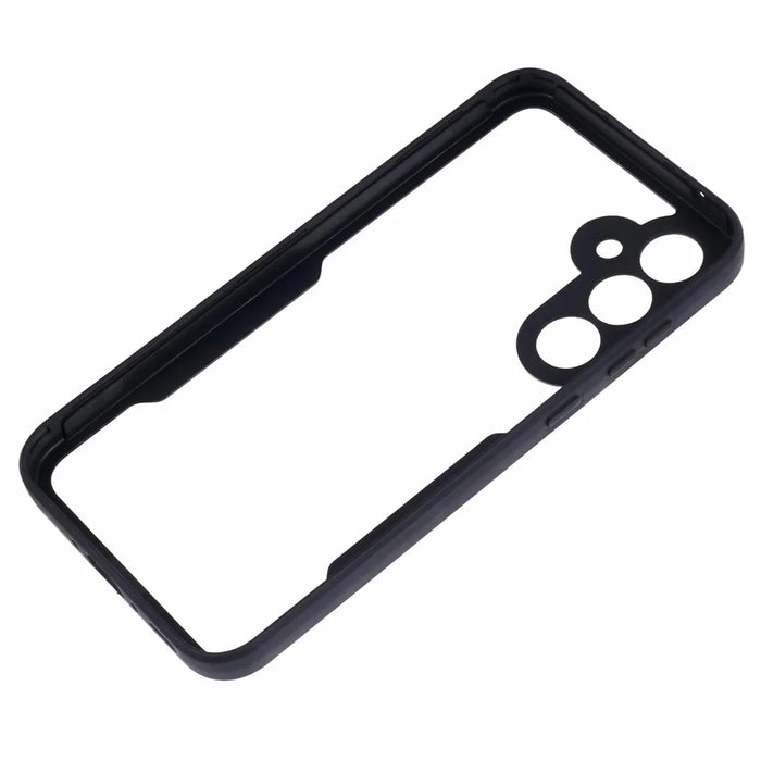 For Samsung Galaxy A35 5G Case Full Protection Acrylic + TPU Phone Shell, Black - 3