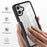 For Samsung Galaxy A05 4G Protective Case Acrylic+TPU Clear Phone Cover with PET Screen Protector - 3